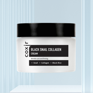 Crème au collagène d'escargot noir 50ml, hydratant visage coréen aux peptides, hydratation légère pour tous types de peau - Product Image 1