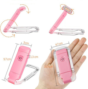 Rechargeable USB LED <b>Book</b> <b>Light</b> Clip on <b>Reading</b> Lamp Portable Flexible Eye Protection Bookmark Lamp Bed Night Photo Lighting - Product Image 3