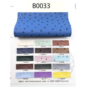 Rouleaux de <span class=keywords><strong>cuir</strong></span> synthétique PVC gaufré élastique résistant à l'eau, aspect fausse peau d'autruche, <span class=keywords><strong>tissu</strong></span> de haute qualité pour ceintures et sacs à bandoulière - Product Image 3