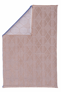 Natural Beige Polypropylene Woven Abstract Rug Wholesale 6mm Washable Flatweave Modern Living Room Mat Sisal Look Durable Stain - Product Image 2