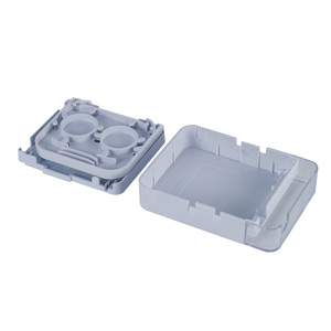 Cổng duy nhất <span class=keywords><strong>Mini</strong></span> trắng Tường Ổ cắm quang chấm dứt sợi cáp quang hộp cho FTTH Wifi GPRS Mạng thiết bị sợi quang - Product Image 5