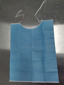 Bavaglino dentale multistrato usa e getta all'ingrosso, bavaglino dentale composto medico, produzione professionale di pettorina dentale fornitore medico - Product Image 4
