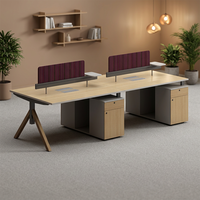 Poste de travail informatique extensible moderne et durable pour bureau commercial