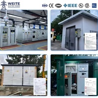 11kV Kompakt Kutu Tipi Trafo Merkezi IEC Sertifikalı Prefabrik Trafo İstasyonu Üç Fazlı 100kVA 480V Yüksek Gerilim Açık Hava CE