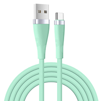 Câble USB-A vers C en PVC pour téléphone portable, 3A, cuivre pur, couleurs macaron, câble de charge rapide