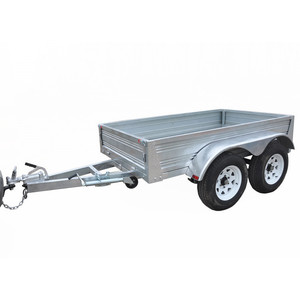 Remorque de boîte utilitaire chromée, remorque en acier inoxydable, cage de remorque 2000kg <span class=keywords><strong>pour</strong></span> voiture - Product Image 3