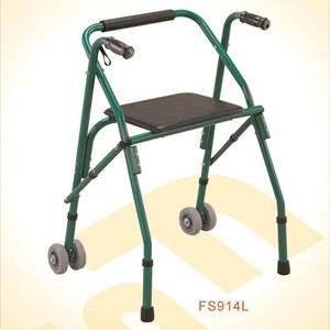 Foshan Oriental <b>Rollator</b> Walker FS914L Aluminum Alloy With Seat And Brake - Product Image 1