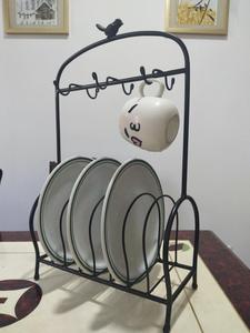 Estante de almacenamiento de troncos de madera hecho a mano al mejor precio para platos y cuencos, Material metálico duradero, producto del Proveedor al por mayor - Product Image 3