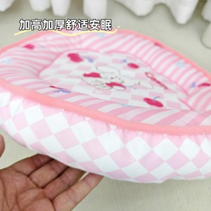 Cute <b>Pet</b> <b>Cooling</b> <b>Mat</b> Round 50cm Polyester Fiber Dog Cat Bed Cartoon Design Four Seasons Use - Product Image 5