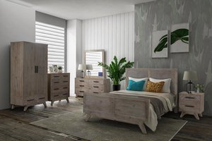 AMAZONN, la mejor elección, cama Queen, muebles de dormitorio clásicos, diseño gráfico, caja de cartón, embalaje hecho en Vietnam, fabricante - Product Image 2