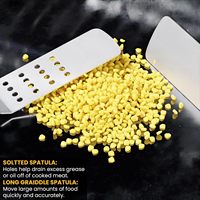 Kit d'accessoires pour plancha 12 pièces, ensemble de spatules de barbecue avec spatules élargies, couvercle de badigeonnage et racloir pour barbecue extérieur