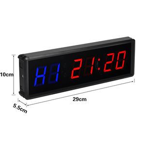 Minuterie multifonction LED pour salle de sport, minuterie d'entraînement TABATA de 1,5 pouce, intervalle de formation, <span class=keywords><strong>crossfit</strong></span>, boxe et sports de combat, horloge électronique - Product Image 1