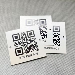 Alumínio anodizado personalizado diferente QR Code Tag Metal Photo Printing - Product Image 3