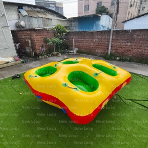 Yuedong - Tubo Inflable para Deportes Acuáticos, Remolcable, con Forma de Pez, para 5 Personas, Bote Inflable Tipo <span class=keywords><strong>Donut</strong></span> - Product Image 1