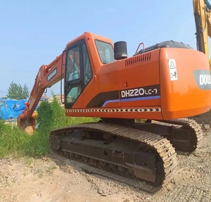 รถขุดตีนตะขาบอเนกประสงค์ DH220LC-7 มือสอง เครื่องยนต์ดั้งเดิมจาก Doosan รถขุด Doosan มือสองสำหรับงานก่อสร้าง ลดราคา - Product Image 1