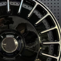 Jantes en alliage forgé sur mesure 5x112/114.3, 17-24 pouces, pour voitures particulières, finition noire brillante, jantes pleines pour Volkswagen Golf Passat Toyota