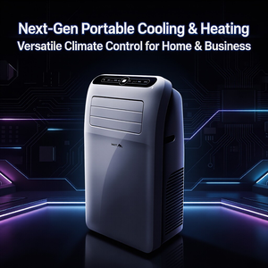 Climatiseur mobile 9000 BTU, refroidissement uniquement, R290, écologique, à fréquence fixe, portable, pour usage intérieur - Product Image 3