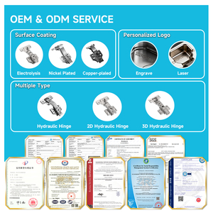 مفصلات مطبخ ثلاثية ورباعية الأبعاد من توبسنت، إغلاق ناعم بزاوية 100-105 درجة، كأس 35 ملم، مفصلات من الفولاذ المدلفن على البارد - Product Image 2