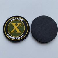 Patch 3D personnalisé avec fermeture auto-agrippante - Patchs tactiques amusants pour sacs à dos, casques, harnais de chien