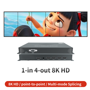 Chuyên nghiệp 4K 1x4 DVI TV bức tường video điều khiển đa-video Màn hình Bộ vi xử lý cho khác âm thanh chuyên nghiệp Video & chiếu sáng - Product Image 3