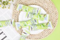 Caramelos Duros Esféricos de Jugo Lácteo, Semilla de Chía y Kiwi, Envueltos Individualmente, Venta al Por Mayor, OEM, ODM