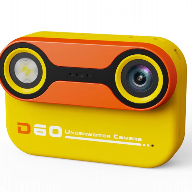 D60 Kids Waterproof Underwater Camera 1080p 26MP 10x Optical Zoom Selfie Recorder with 2.4'' Screen