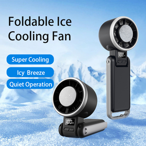 Yongyuan Custom Foldable <strong>Portable</strong> 3 in 1 Hand Desk <strong>Small</strong> <strong>Fan</strong> Mini Rechargeable High Speed Refrigeration Cooling Mini Turbo <strong>Fan</strong> - Product Image 2