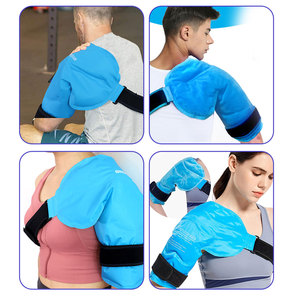 पुनः प्रयोज्य गर्म और ठंडा चिकित्सा जेल बर्फ पैक लचीला पॉलिएस्टर कंधे के लिए लचीला पॉलिएस्टर कंधे पैड - Product Image 5