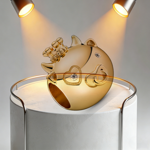 Pulsera de Plata Pura 925 con Cuentas Doradas de los Doce Signos del Zodíaco, <span class=keywords><strong>Bolsa</strong></span> de la Fortuna, Cerdo Dorado, Qilin, Gato de la Suerte - Collar de Cuentas DIY - Product Image 2