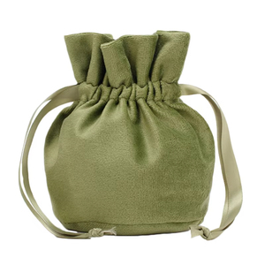 Custom Logo Eco-friendly Recycled Reusable Cute Mini Velvet <b>Drawstring</b> Gift <b>Bags</b> for <b>Kids</b> Party - Product Image 3