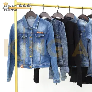 Good Quality Men used clothing bale jacket jeans wear second hand clothes for Men