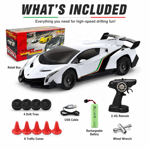Auto Telecomandata RC Drift 1:18 <span class=keywords><strong>Lamborghini</strong></span> con Licenza Ufficiale per Negozi di Regali, Rivenditori Online e Ordini all'Ingrosso per il Mercato Mondiale - Product Image 2