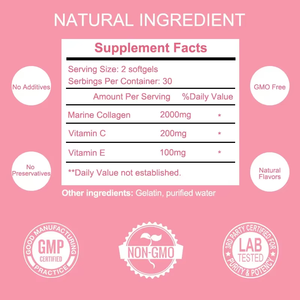 Vente en gros Capsules de collagène marin Pilules de blanchiment de la peau Suppléments de vitamine C pour adultes Poudre de produits de beauté - Product Image 6