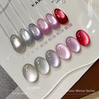 XEIJAYI Vernis à ongles gel UV Effet Miroir Lumière d'Eau Œil de Chat 6 pièces Norme UE Sans TPO OEM ODM Fournitures pour ongles en gros