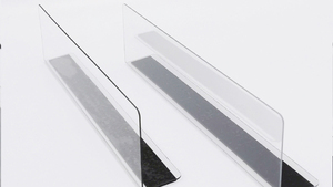 Diviseur d'étagère de supermarché Hookei à prix compétitif, en forme de L, transparent, en PVC et PET - Product Image 6