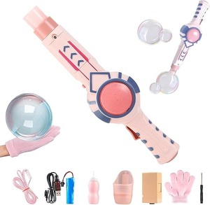 Machine à <span class=keywords><strong>bulles</strong></span> LED pour enfants, jouet d'été électrique USB avec musique, <span class=keywords><strong>bulles</strong></span> magiques élastiques en plastique durable - Product Image 2