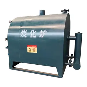 Small cost input for charcoal production equipment Economical small carbonization furnace smokeless carbonization stove