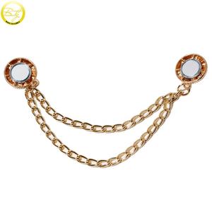 Ropa de alta calidad, ajustador de cadena de fijación de Metal, precio barato, Clips de sujeción para cintura, Color dorado, traje de baño, cadena magnética de Metal - Product Image 4