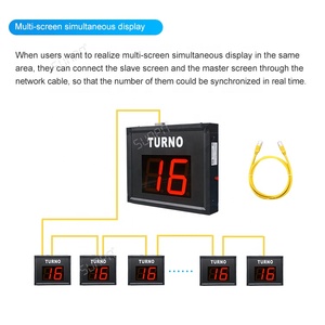 <span class=keywords><strong>2</strong></span> Cijfers Wachtrij Management Systeem Draadloze Afstandsbediening Wachtrij Nummer Display Voor Bank Restaurant Retail Service Plaats - Product Image 3