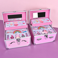 Set Perlengkapan Rias Anak-Anak Diskon Besar, Kosmetik Asli yang Dapat Dicuci, Set Mainan Kosmetik Putri