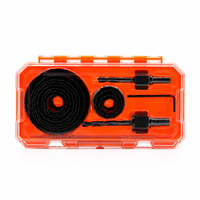 Kit de 15 scies cloches en acier à haute teneur en carbone de 3/4 à 3 pouces, 19-76 mm, avec mandrins pour le travail du bois, le contreplaqué, le PVC et le cloison sèche