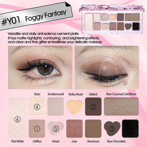 Cổ phiếu có sẵn veecci tinh tế thanh lịch 11 màu ánh sáng lung linh long lanh trang điểm Blusher Eyeshadow Palette mỹ phẩm bóng mắt - Product Image 4