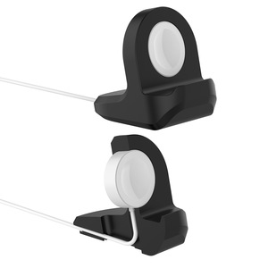 Vente en gros pour <span class=keywords><strong>Apple</strong></span> <span class=keywords><strong>Watch</strong></span> <span class=keywords><strong>Chargeur</strong></span> Stand Mignon pour Iwatch <span class=keywords><strong>Chargeur</strong></span> Stand Silicone Noir Support Smart <span class=keywords><strong>Watch</strong></span> Charging Dock - Product Image 4