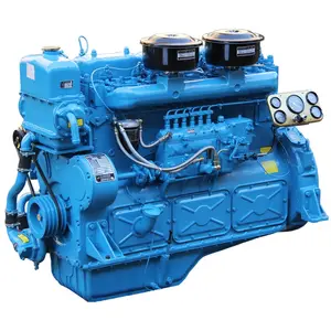 Động Cơ Diesel Hàng Hải 4 Thì 6 Xi Lanh Mới 250.6kw/1500Rpm Của Trung Quốc (T6135ZLCzU)