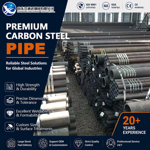 Tubería de Acero al Carbono API 5L Sch160 de 48.3mm y 20mm, Precisión ST37 ST52, Limpia con Chorro de Arena, para Fabricación de Calderas - Product Image 1