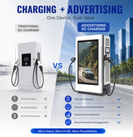 Borne de recharge rapide DC multi-standards Penoda 120 kW, CCS2, CCS1, CHAdeMO, OCPP 1.6J, GB/T, chargeur de véhicules électriques commercial extérieur, indice de protection IP55