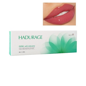 Gel d'<span class=keywords><strong>acide</strong></span> <span class=keywords><strong>hyaluronique</strong></span> de qualité médicale Hadurage 24 mg 1 ml, anti-âge, pour les lèvres, le visage, les yeux, le <span class=keywords><strong>nez</strong></span>, les mains, le corps, <span class=keywords><strong>injection</strong></span>, combleur dermique réticulé - Product Image 4