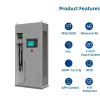 Chargeur rapide DC YIXINDIAN pour voitures électriques 40kW 60kW 80kW 120kW 160kW CCS1/CCS2/CHAdeMO/GB/T Sûr et intelligent, compatible énergie solaire PV BESS