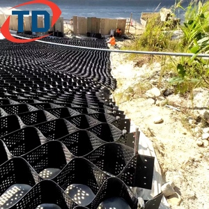 Thấm bãi đậu xe đá Đường ổn định geocell tường giữ lại tế bào Địa Lý cho đường lái xe dốc bảo vệ geocell giá - Product Image 3