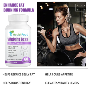 Private Label Weight Loss Detox Probiotics Capsules Reduce Belly Fat Curb Appetite Boost Energy for Women&Men <b>Supplement</b> - Product Image 3